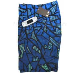   Fractured River Blue Size 32 Mens Surf Boardies Board Shorts New