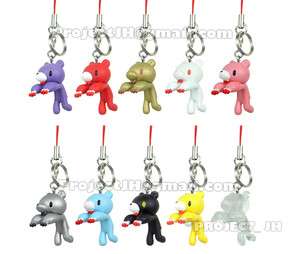 Completed Set of 10 Gloomy Colours Zipper Pull Series   Tokidoki Trexi 
