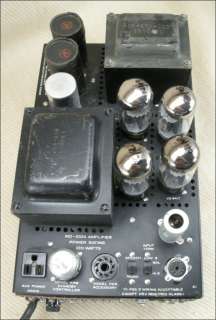 Bogen MO 100 A Tube Amplifier, Syl 8417, Rebuilt PS  