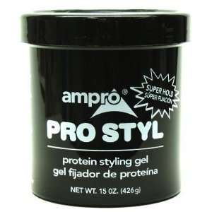  Ampro 15 oz. Pro Styl Protein Gel Super Jar (Case of 6 