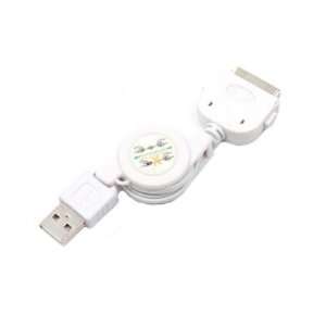    Retractable Cable White Apple Iphone Ipad Ipod Electronics