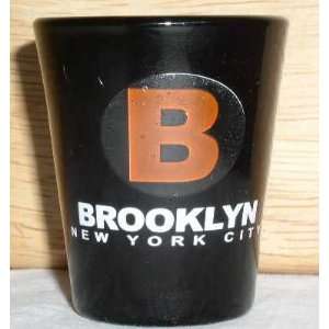  BLACK BROOKLYN NY SHOTGLASS