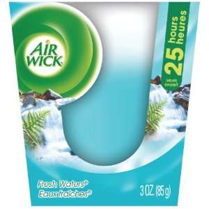 Air Wick Candles Frosted, Fresh Waters, 3 Ounce