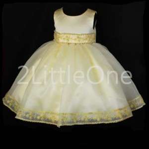 Wedding Flower Girl Pageant Holiday Party Dresses 6M 10  