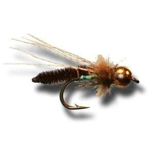  BH Caddis Poopah   Brown Fly Fishing Fly Sports 