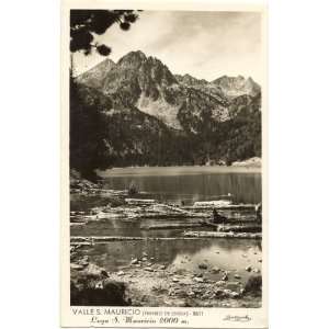   Vintage Postcard Lago San Mauricio   Catalonia Spain 