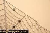 Spider Web Leaded Stained Glass Window   Wall Panels  