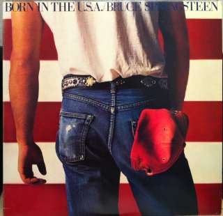 BRUCE SPRINGSTEEN born in the usa LP mint  QC 38653 Vinyl Record 1984 