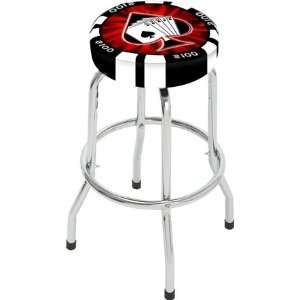  Poker Chip Bar Stools   Non Swivel