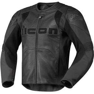  Icon Overlord Leather Jacket   Medium/Stealth Automotive