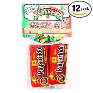 Snackerz Tableta De Pulparindo, 1.5 Ounce Packages (Pack of 12 