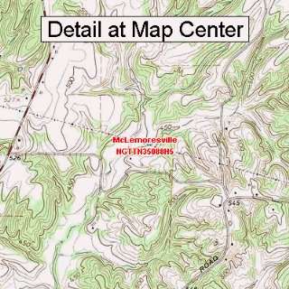  USGS Topographic Quadrangle Map   McLemoresville 