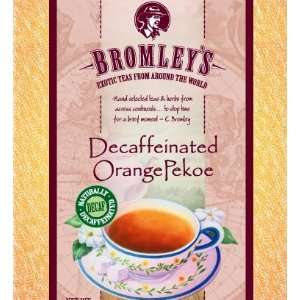 Bromleys Tea ~ Decaf Orange Pekoe ~ 3 Box Case  Grocery 