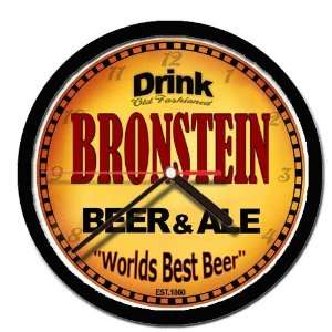  BRONSTEIN beer and ale cerveza wall clock 