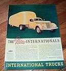 1937 International Harvester Trucks Ad Model D 50 Semi
