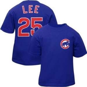   Chicago Cubs #25 Derrek Lee Name and Number Tshirt