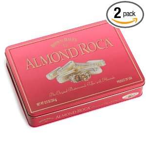 Brown & Haley Almond Roca Buttercrunch, 12.3 Ounce Tins (Pack of 2 
