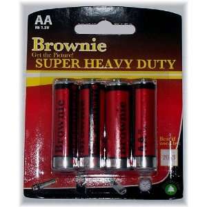  Brownie Super Heavy Duty Batteries AA 8 pak 6 packages 