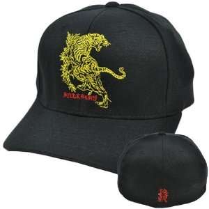   Asian Symbol Tiger Hat Cap Curved Bill Flex Fit