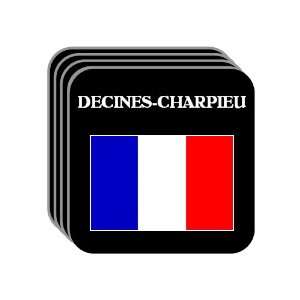 France   DECINES CHARPIEU Set of 4 Mini Mousepad 