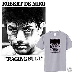 Raging Bull Robert De Niro 70s boxing MMA small 3XL  