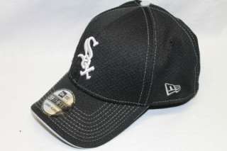 CHICAGO WHITE SOX HAT CAP NEW ERA 39THIRTY SIDE SWIPE BLACK  
