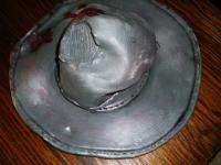 Halloween Display GUNSHOT HAT Cowboy Hillbilly BULLET  