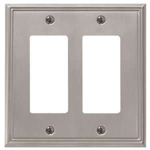   Creative Accents Brushed Nickel Wall Plate (3127BN)