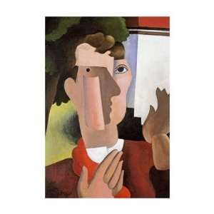  Roger De La Fresnaye   Man With A Red Scarf Giclee Canvas 