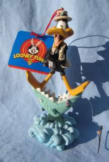 Daffy Duck Christmas Ornament Looney Tunes Warner Bros. Fisherman 