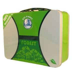  One Planet Eco Earth Friendly Green Forest Metal Lunch Box 