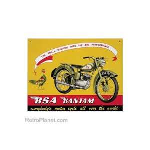 BSA Bantam Motorcycle Sign