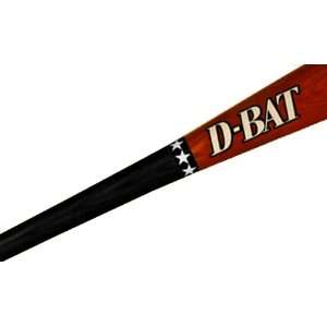  D Bat Pro Stock 73 Two Tone Baseball Bats BLACK/FLAMECOAT 