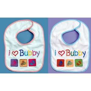  I Love Bubby Baby Bib Baby