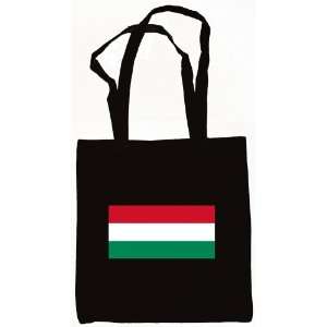 Hungary, Hungarian Flag Tote Bag Black