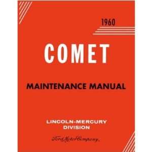    1960 MERCURY COMET Shop Service Repair Manual Book Automotive