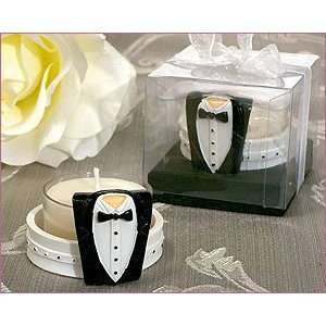  Grooms Tuxedo Candle Holders Toys & Games