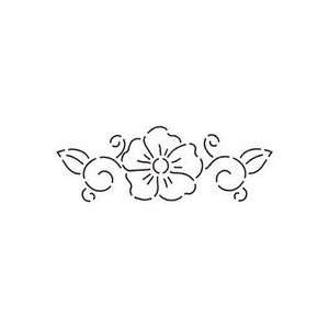  Quilt Stencil Flowers & Swirls Edge   3 Pack