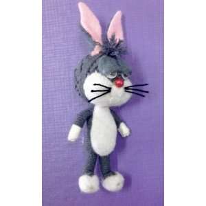 Bugs Bunny Rabbit Voodoo String Doll Keychain