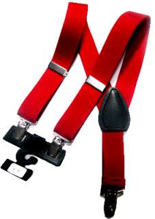 Childrens Toddlers Adjustable Suspenders Red Kids U Pic  