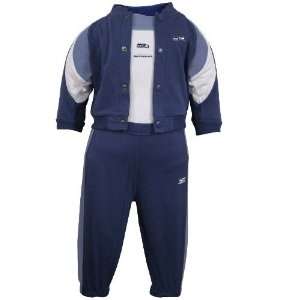   Seahawks Pacific Blue 3 Piece Infant Sweatsuit