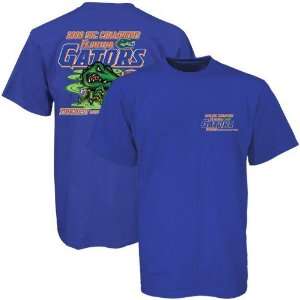   SEC Football Champions Royal Blue Swamp T shirt