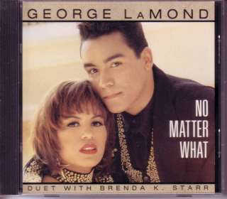 GEORGE LAMOND BRENDA K. STARR No Matter What PROMO CD K  