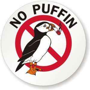  No Puffin (with Puffin Bird Smoking Cigarette) GlassPal 