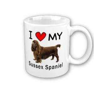  I Love My Sussex Spaniel Coffee Mug 