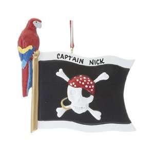  Personalized Pirate Flag Christmas Ornament