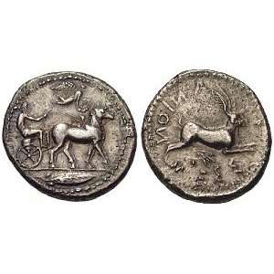   Messana, Sicily, c. 445   439 B.C.; Silver Tetradrachm Toys & Games