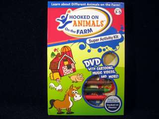 Hooked on Phonics ANIMALS On The FARM Super Activity Kit includes