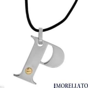  MORELLATO Two Tone /Gold Plated Base Metal P Necklace 