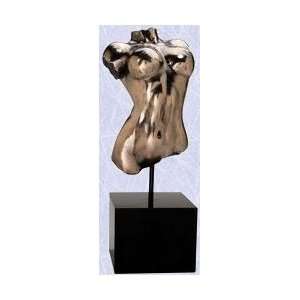   garden bust torso art sculpture (The Digital Angel) 